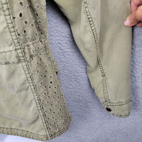 Anthropologie Hei Hei Jacket Women Small Military Army Green Utility Jacket - Picture 14 of 16